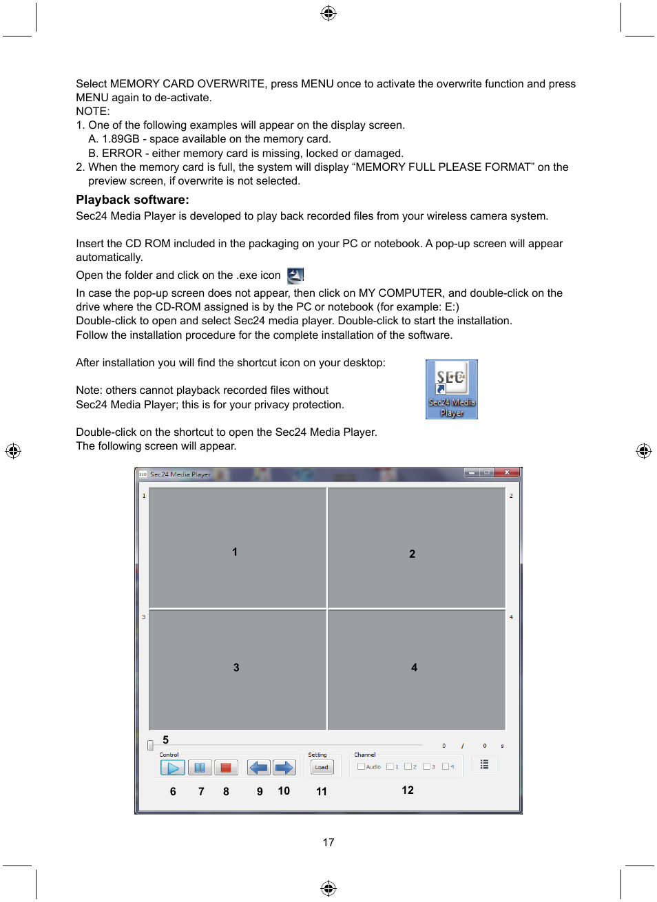 Konig Electronic Digital 2.4 GHz wireless camera system User Manual | Page 17 / 252