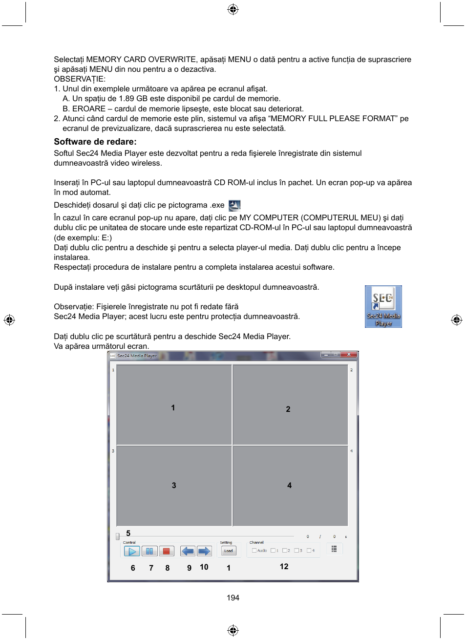 Konig Electronic Digital 2.4 GHz wireless camera system User Manual | Page 194 / 252