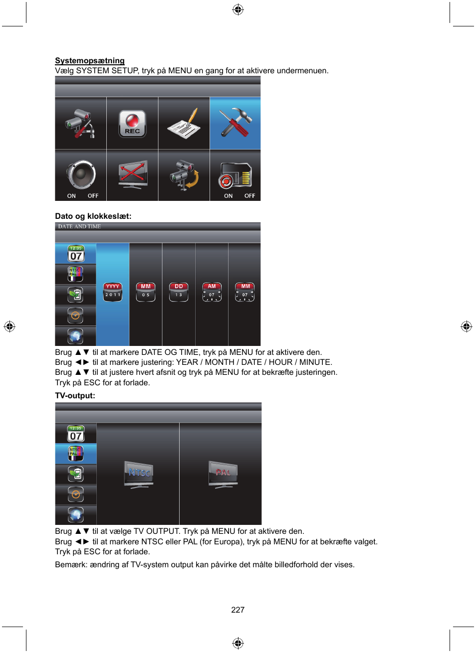 Konig Electronic Digital 2.4 GHz wireless camera system User Manual | Page 227 / 252