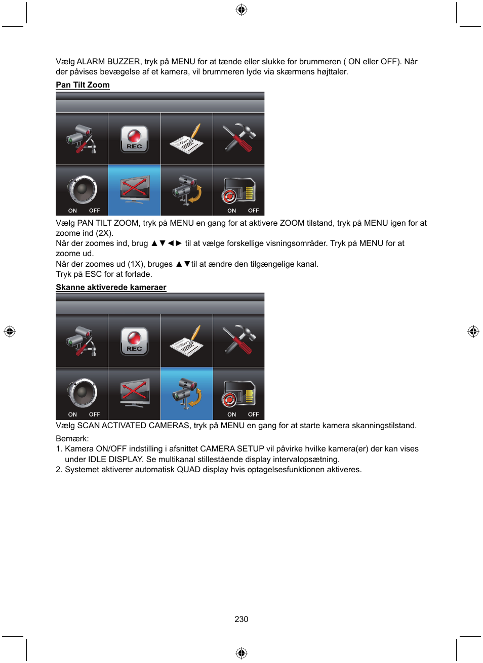 Konig Electronic Digital 2.4 GHz wireless camera system User Manual | Page 230 / 252