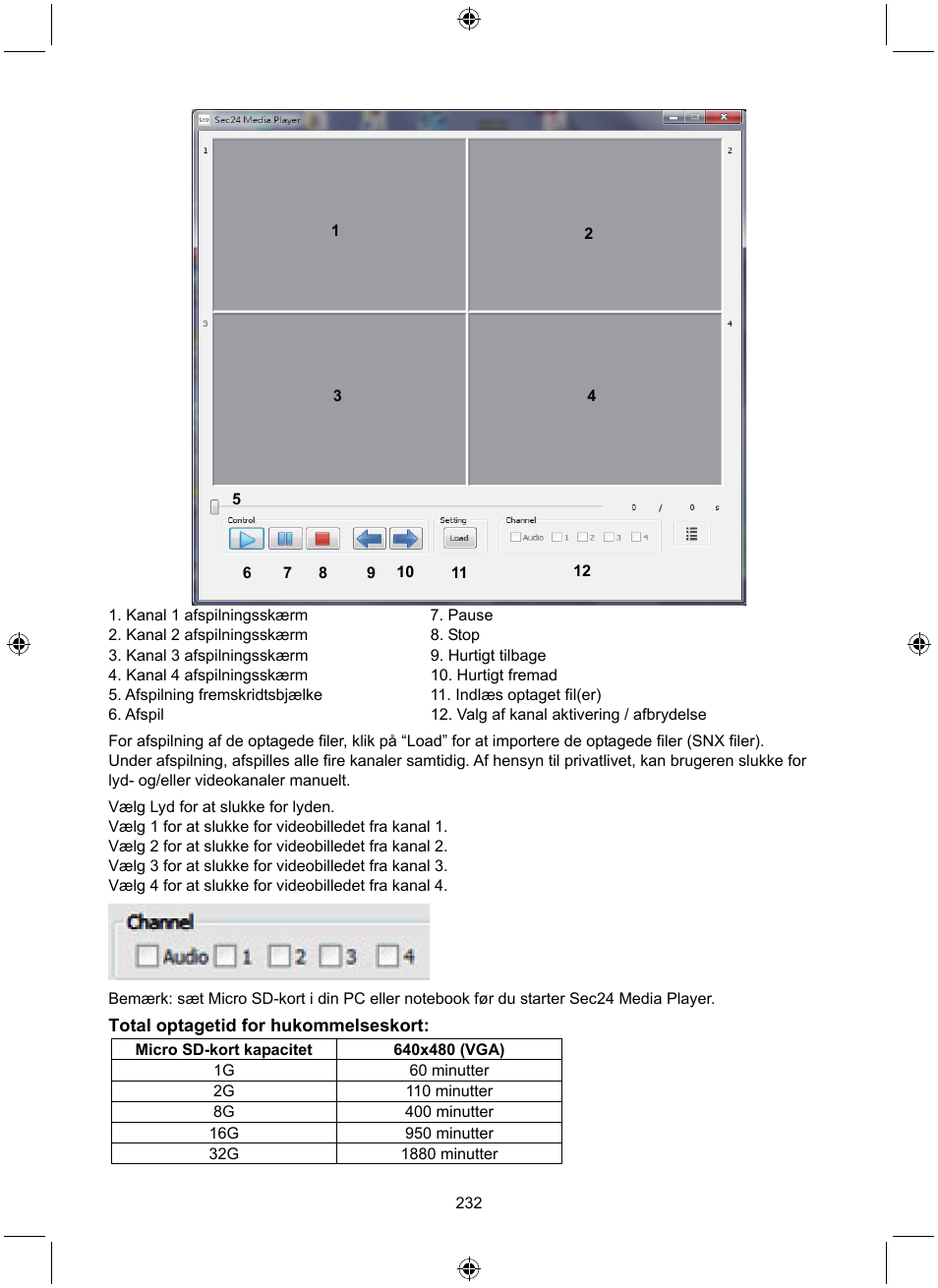 Konig Electronic Digital 2.4 GHz wireless camera system User Manual | Page 232 / 252