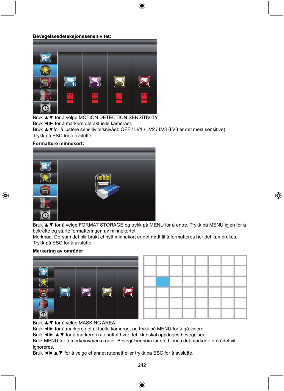 Konig Electronic Digital 2.4 GHz wireless camera system User Manual | Page 242 / 252