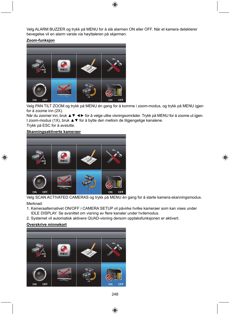 Konig Electronic Digital 2.4 GHz wireless camera system User Manual | Page 248 / 252