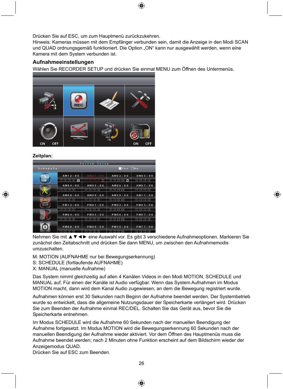 Konig Electronic Digital 2.4 GHz wireless camera system User Manual | Page 26 / 252