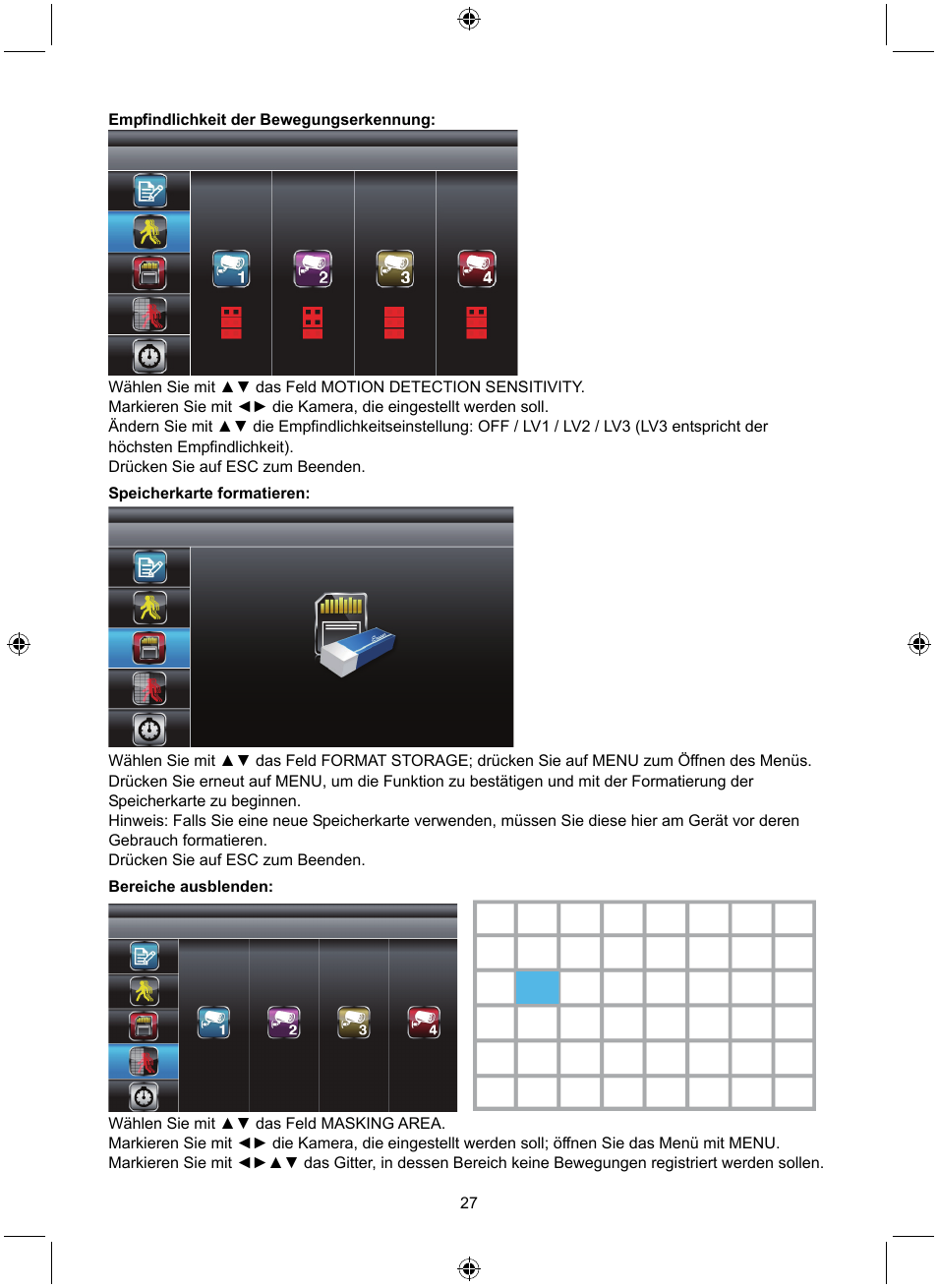 Konig Electronic Digital 2.4 GHz wireless camera system User Manual | Page 27 / 252