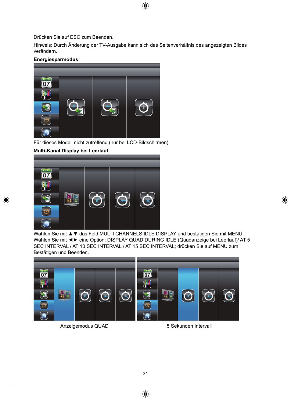 Konig Electronic Digital 2.4 GHz wireless camera system User Manual | Page 31 / 252