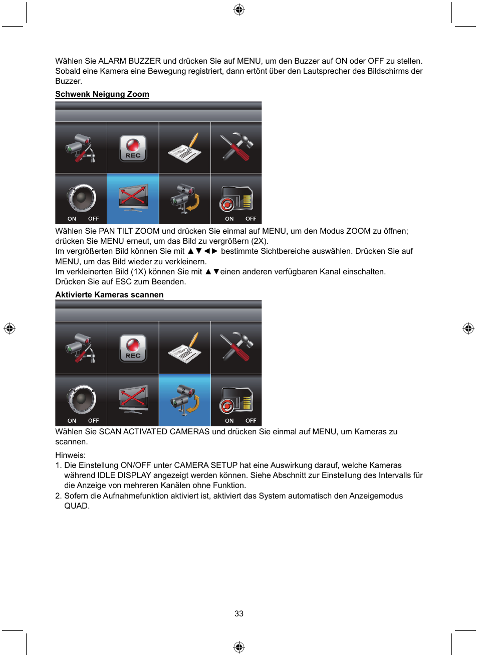 Konig Electronic Digital 2.4 GHz wireless camera system User Manual | Page 33 / 252