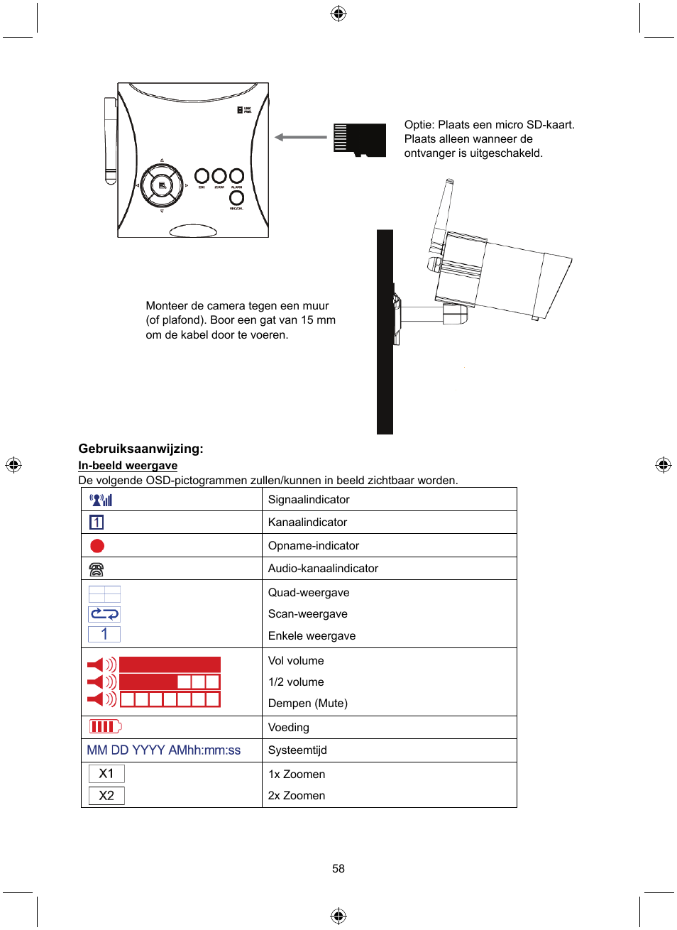 Konig Electronic Digital 2.4 GHz wireless camera system User Manual | Page 58 / 252