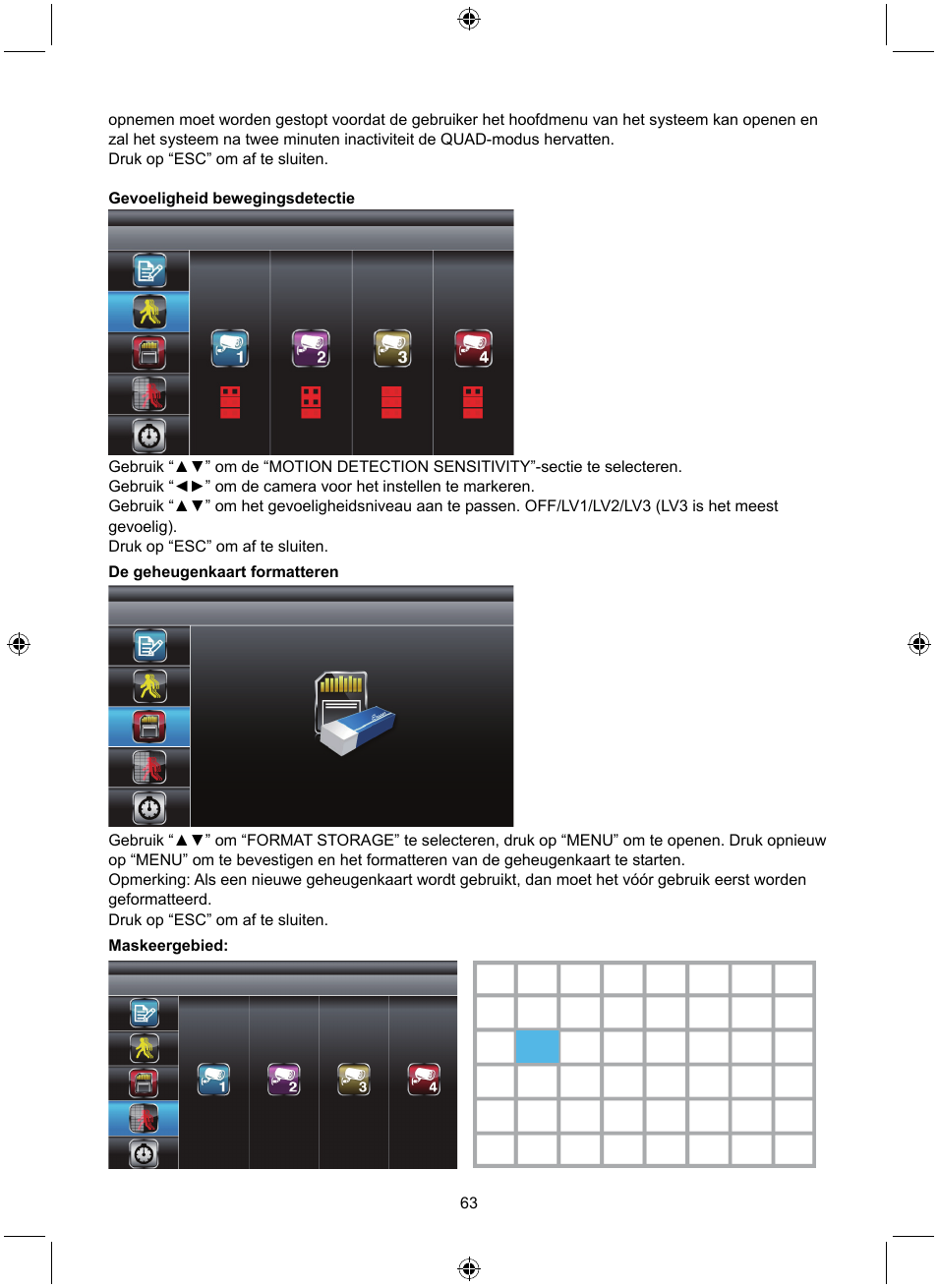 Konig Electronic Digital 2.4 GHz wireless camera system User Manual | Page 63 / 252