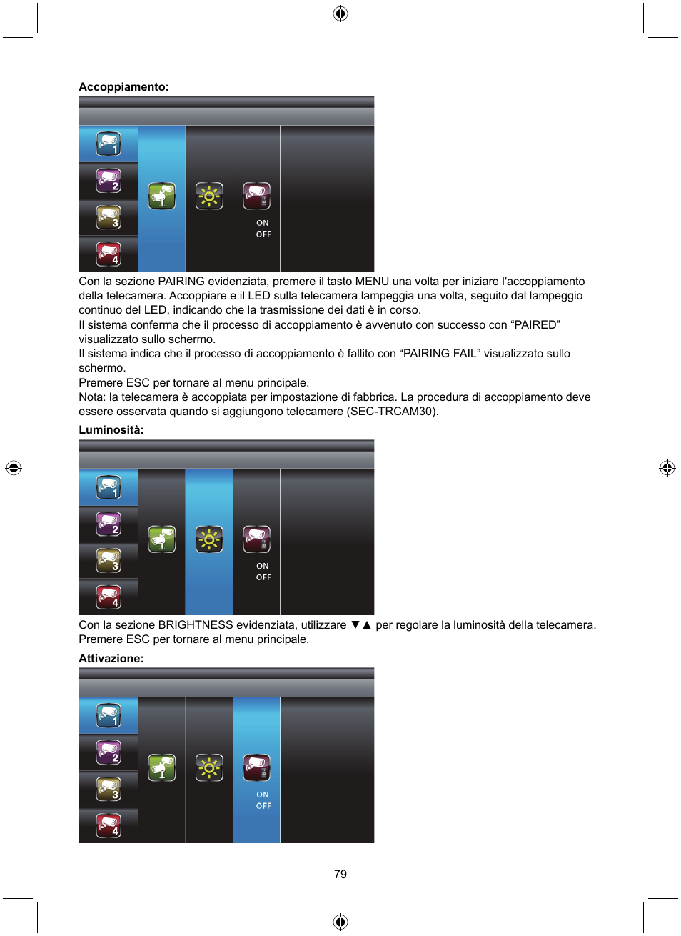 Konig Electronic Digital 2.4 GHz wireless camera system User Manual | Page 79 / 252