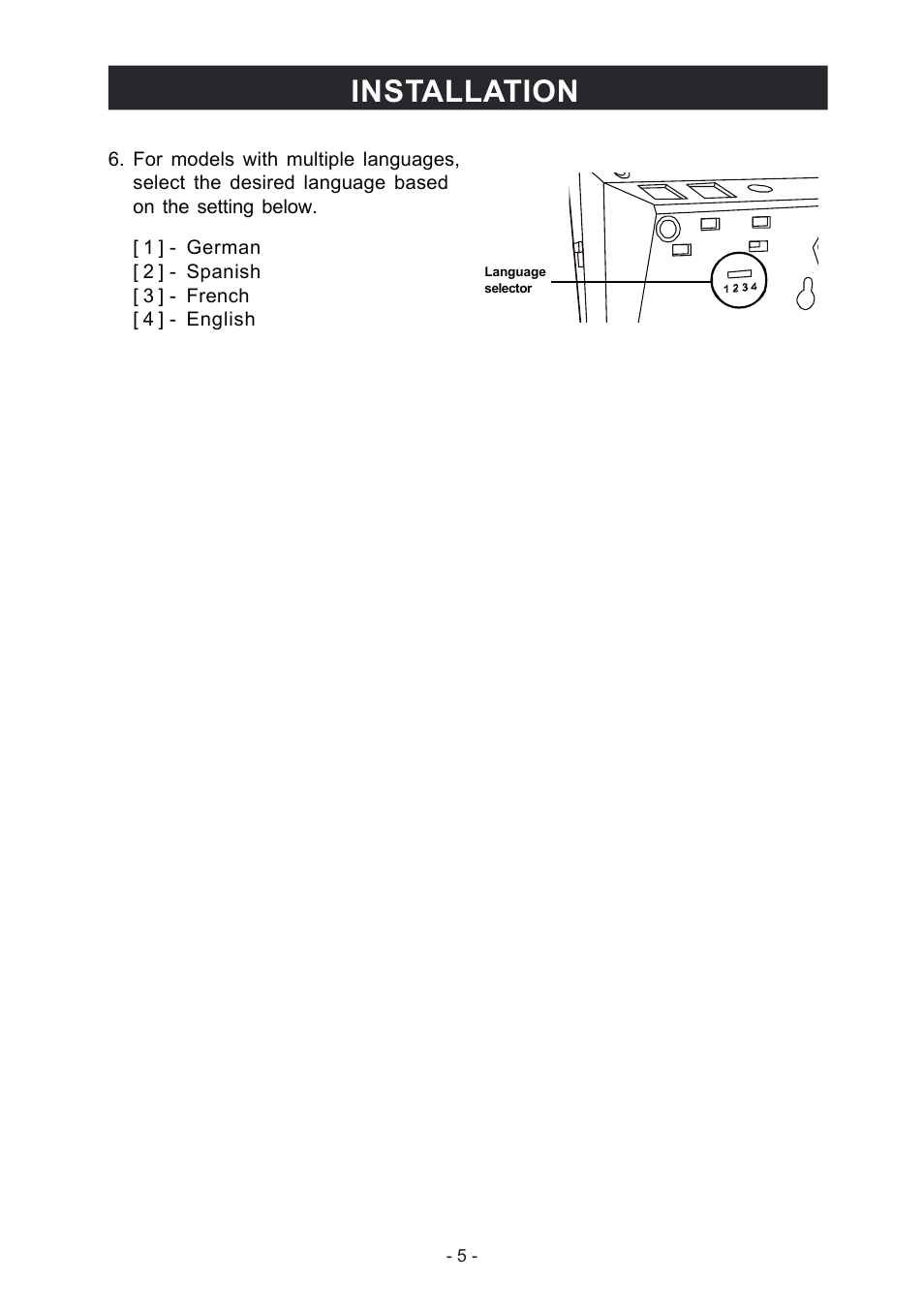 Installation | Konig Electronic Wireless alarm system User Manual | Page 5 / 37