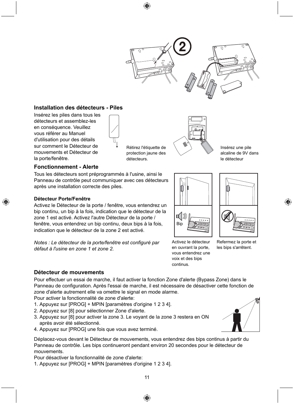 Konig Electronic Wireless alarm system User Manual | Page 11 / 72