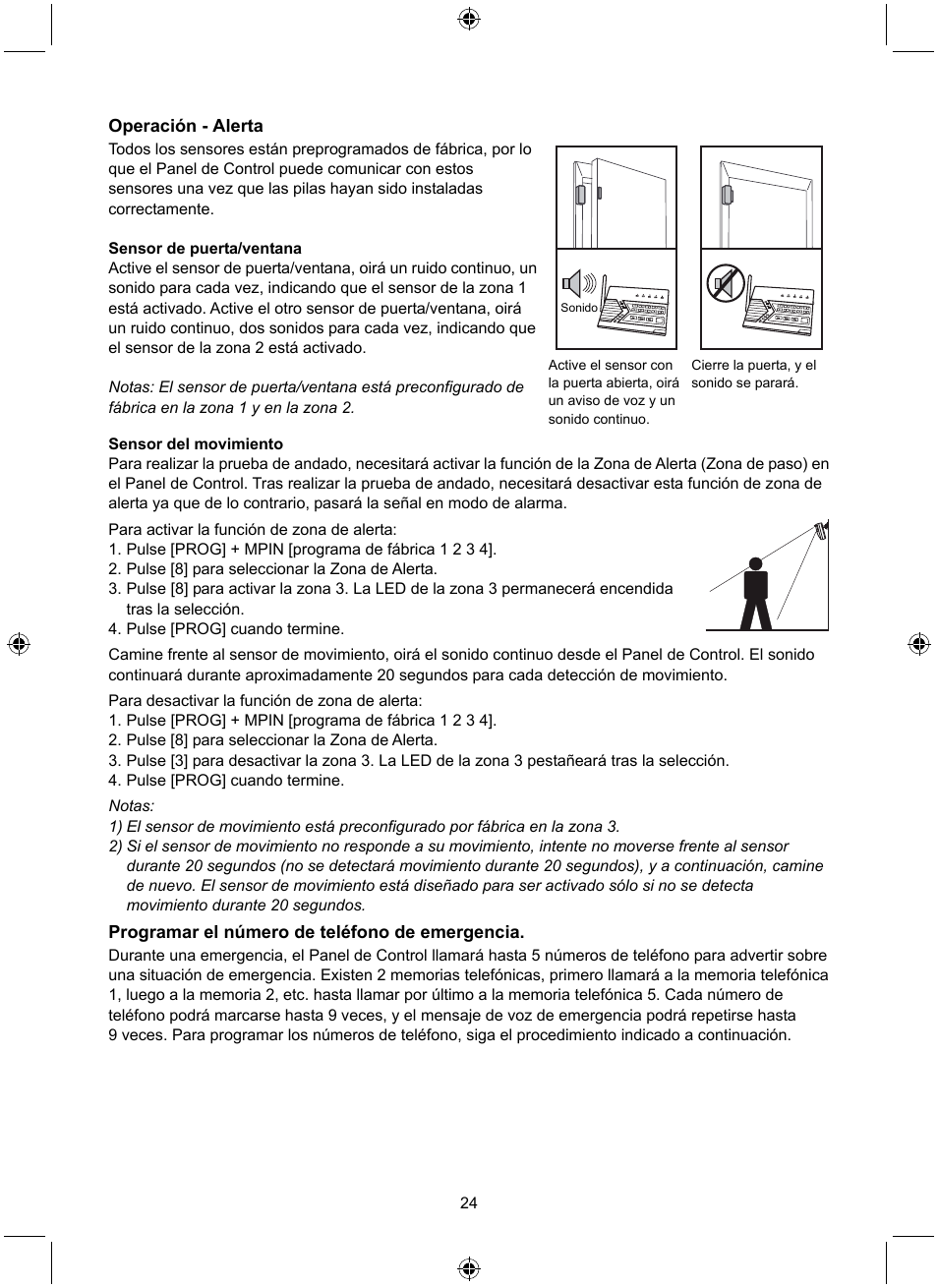 Konig Electronic Wireless alarm system User Manual | Page 24 / 72