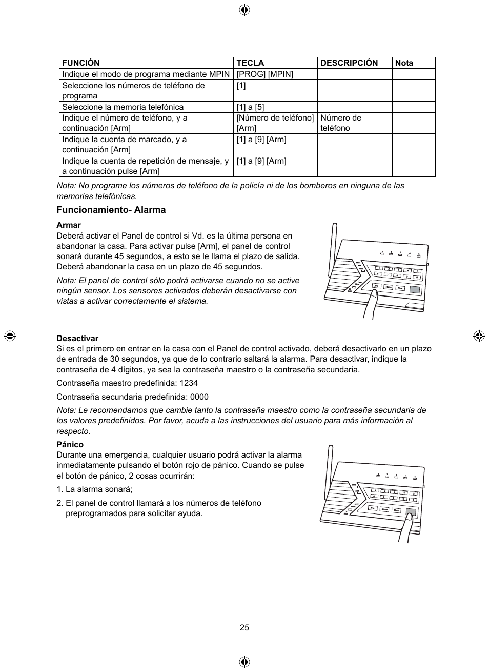 Konig Electronic Wireless alarm system User Manual | Page 25 / 72