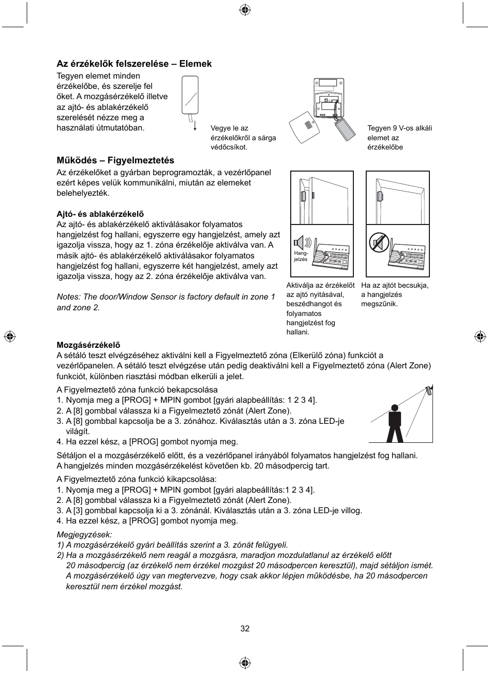 Konig Electronic Wireless alarm system User Manual | Page 32 / 72