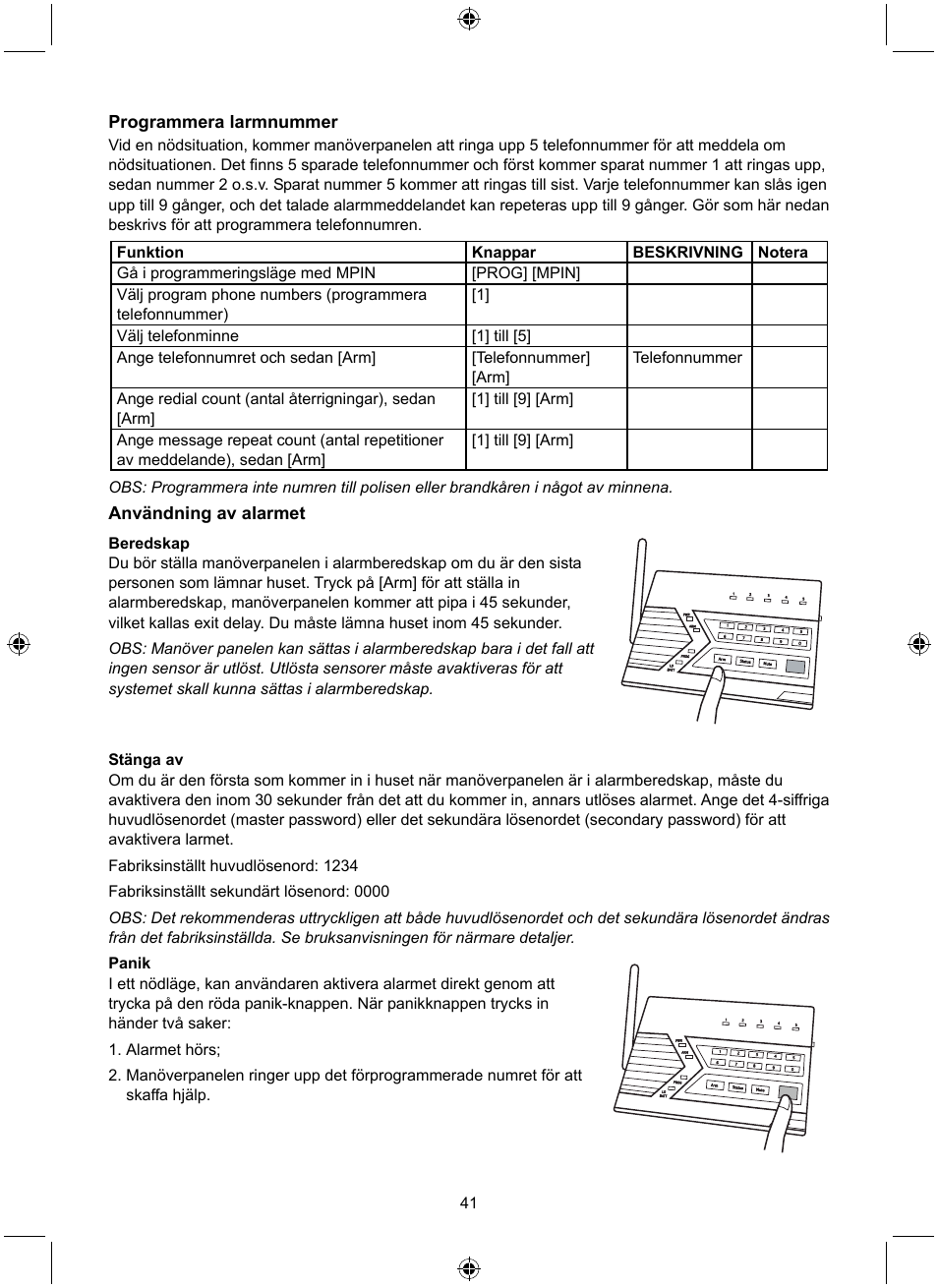Konig Electronic Wireless alarm system User Manual | Page 41 / 72