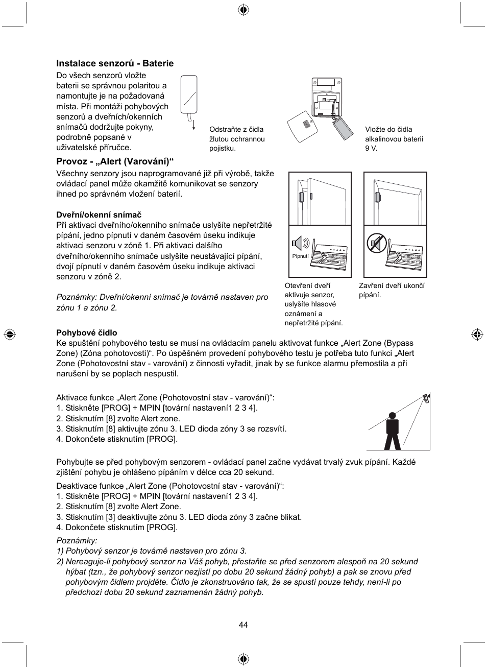 Konig Electronic Wireless alarm system User Manual | Page 44 / 72