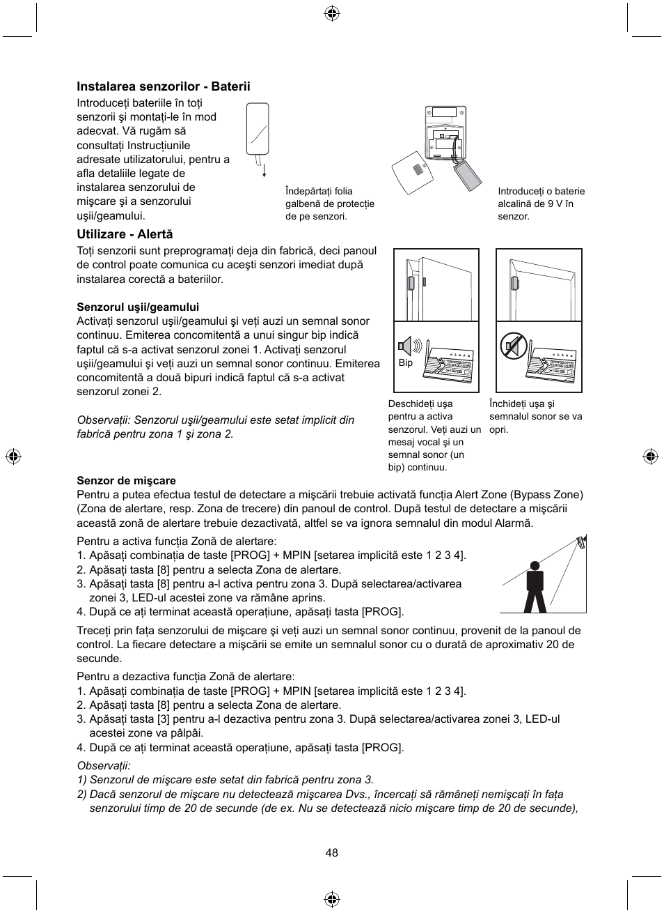 Konig Electronic Wireless alarm system User Manual | Page 48 / 72