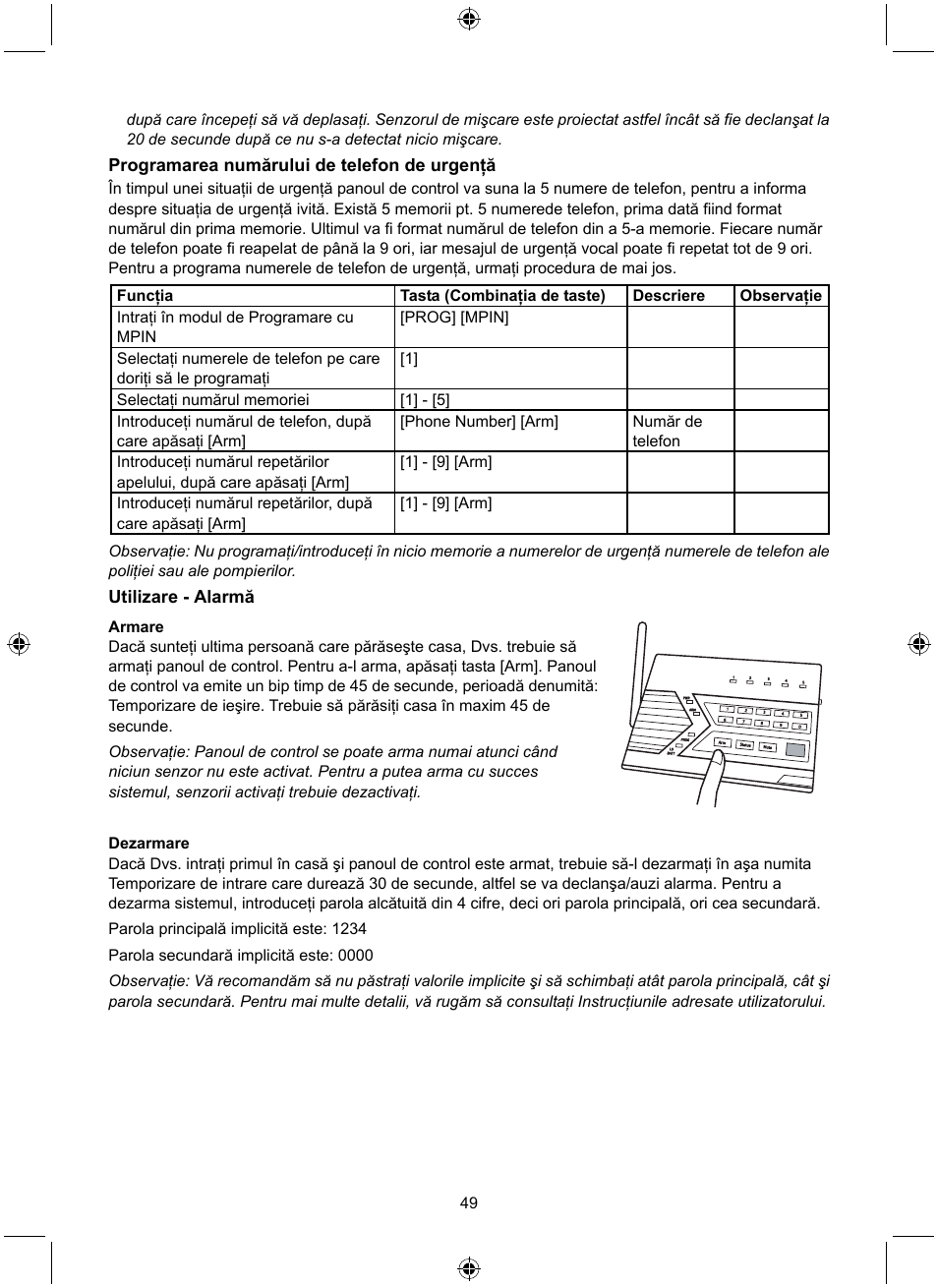 Konig Electronic Wireless alarm system User Manual | Page 49 / 72