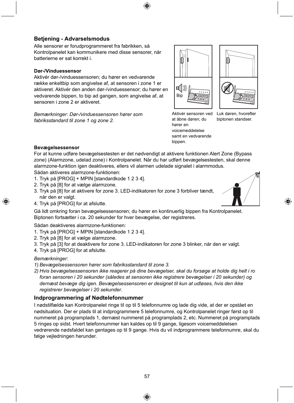 Konig Electronic Wireless alarm system User Manual | Page 57 / 72