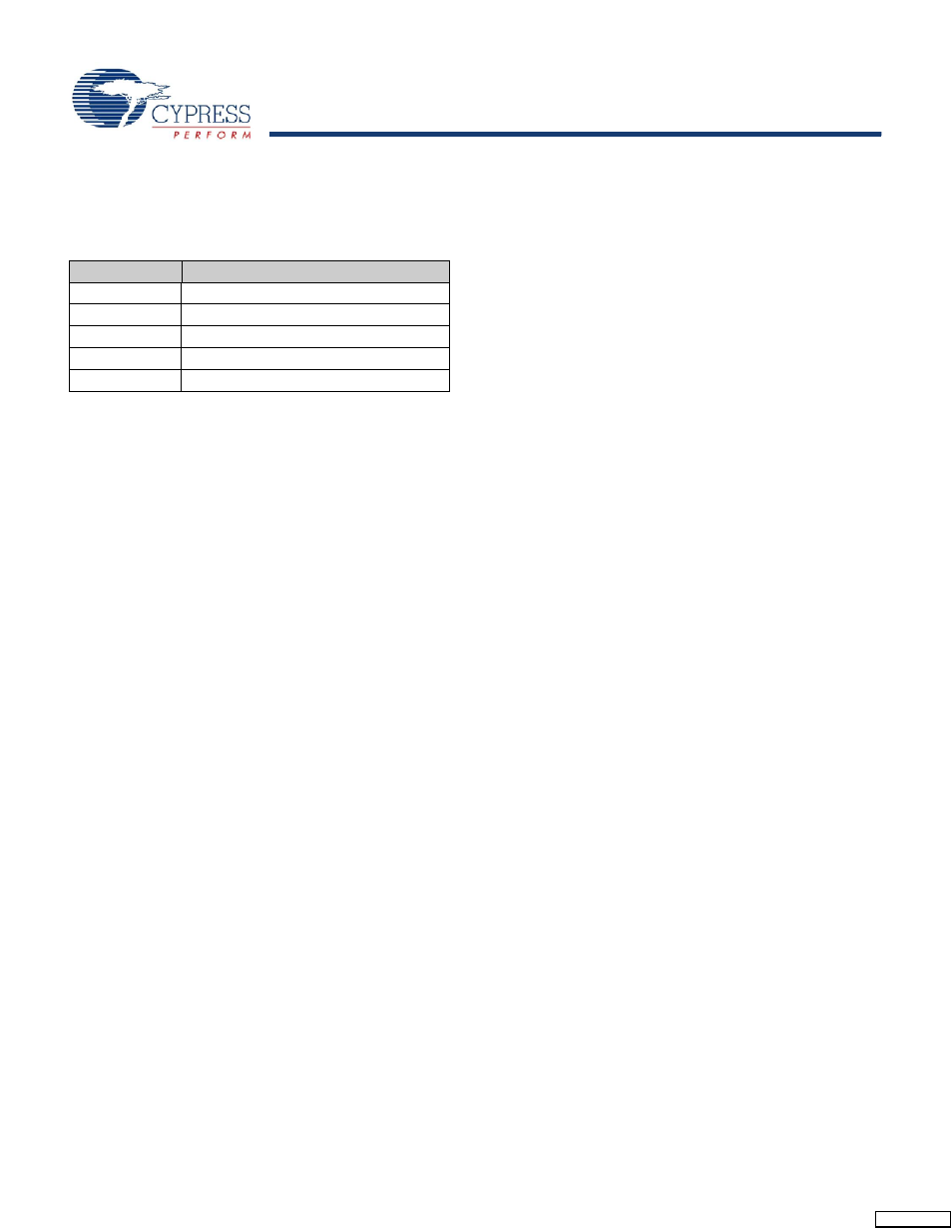 Register reference, Register mapping tables | Cypress enCoRe CY7C64215 User Manual | Page 10 / 30