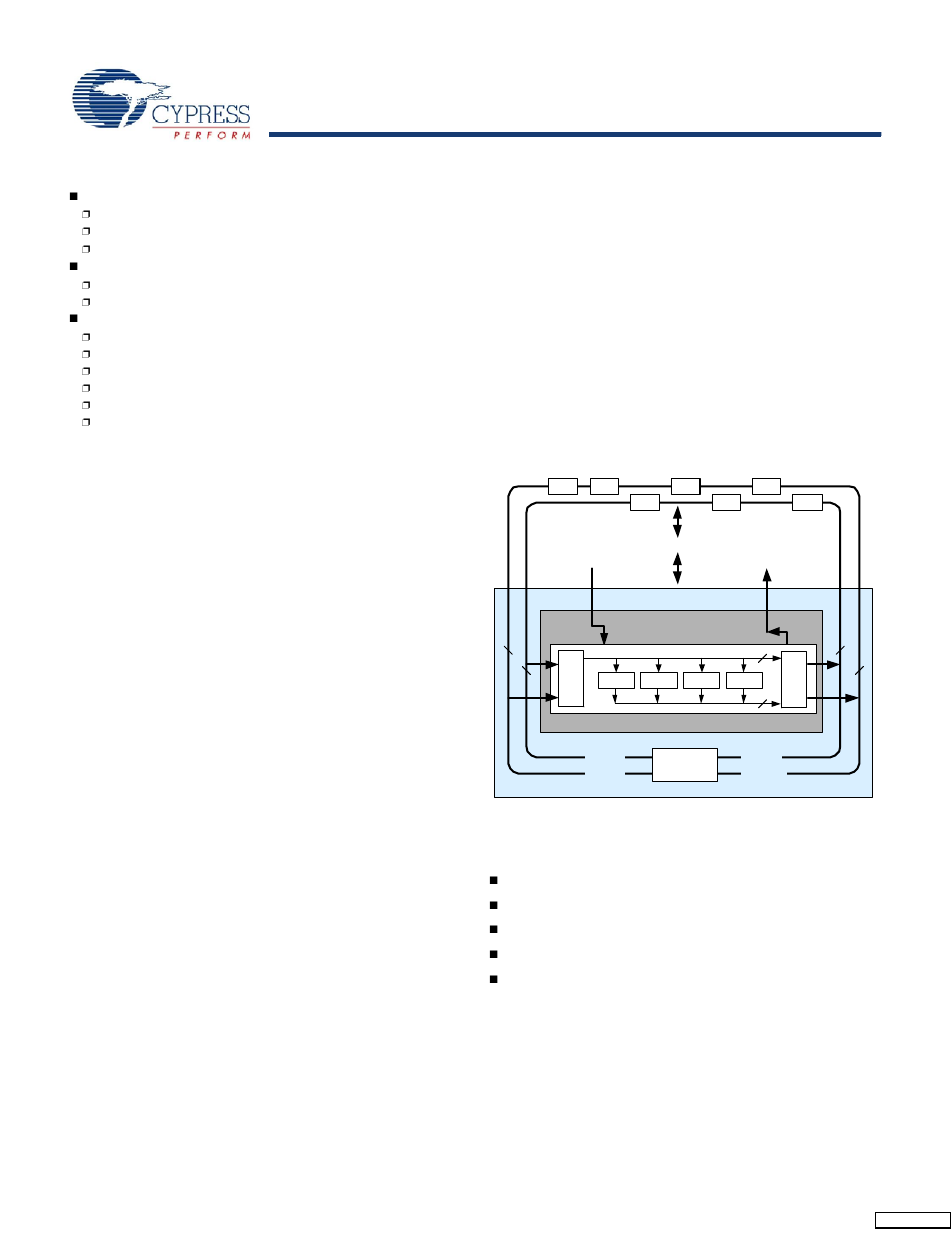 Applications, Encore iii functional overview, Encore iii core | The digital system | Cypress enCoRe CY7C64215 User Manual | Page 2 / 30