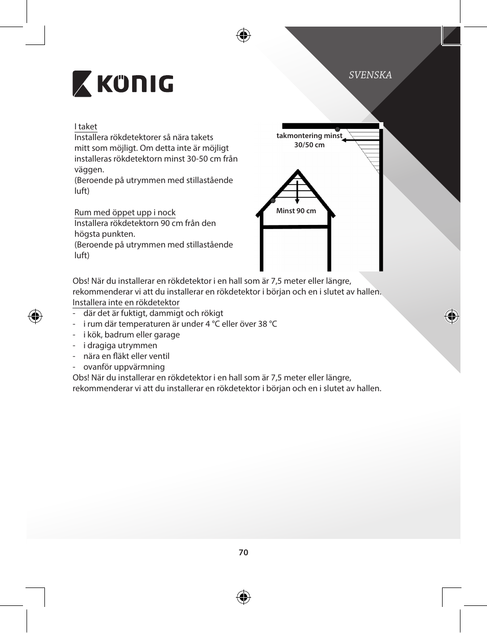 Konig Electronic Duo-pack wireless interconnectable smoke alarm User Manual | Page 70 / 176