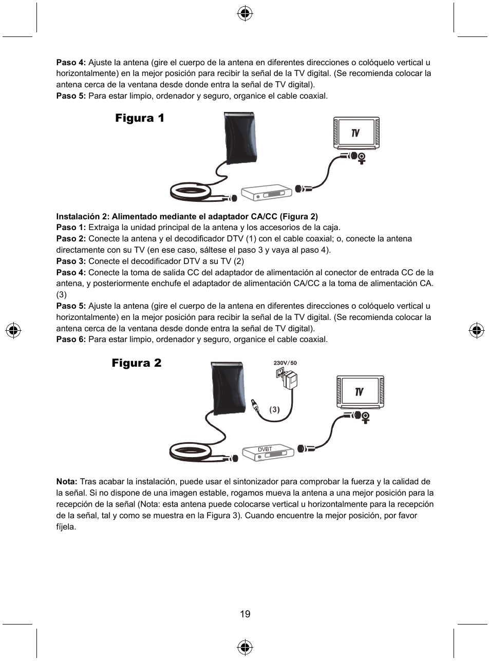 Konig Electronic Design indoor DVB-T antenna with LTE filter User Manual | Page 19 / 51
