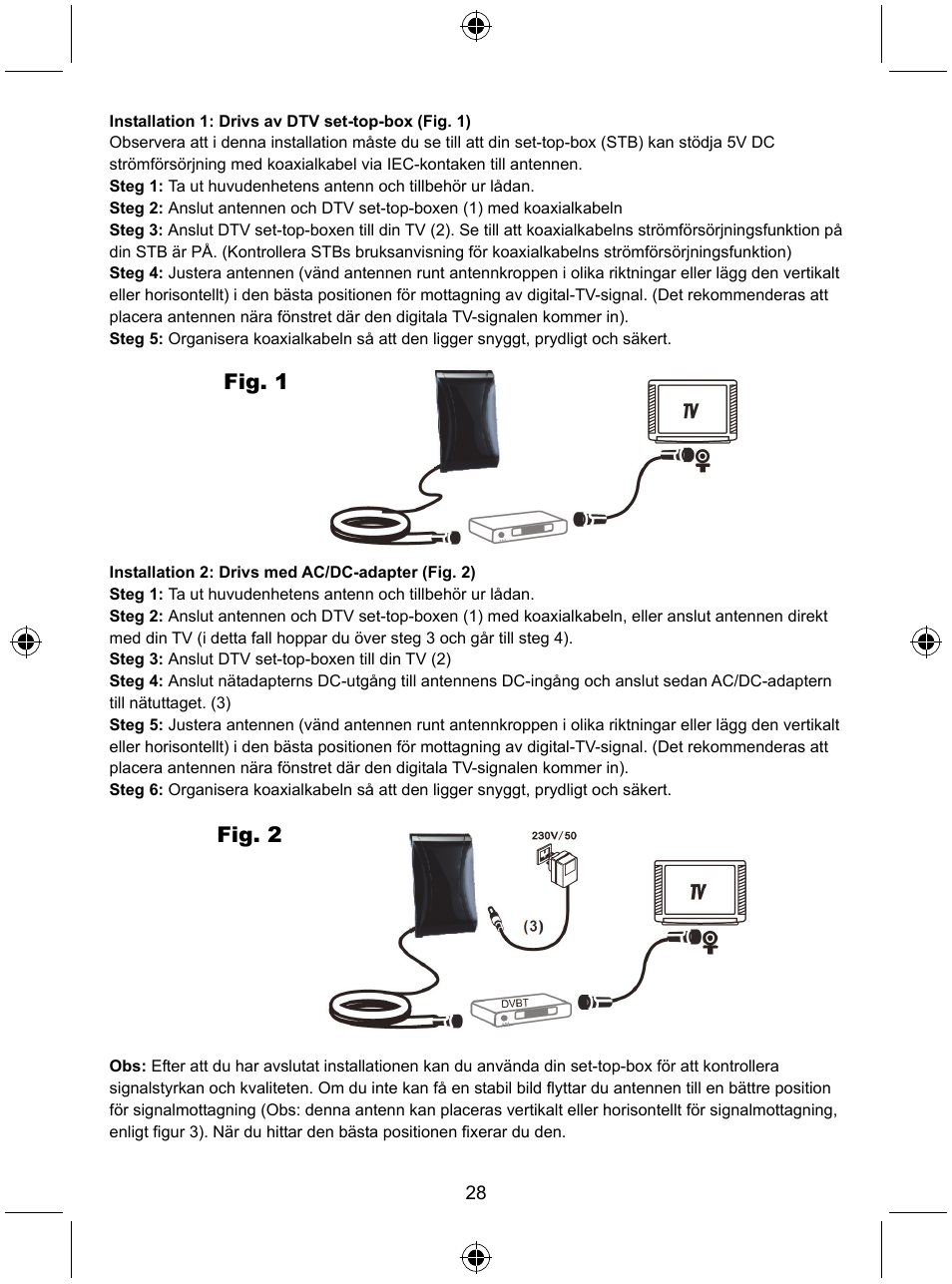 Konig Electronic Design indoor DVB-T antenna with LTE filter User Manual | Page 28 / 51