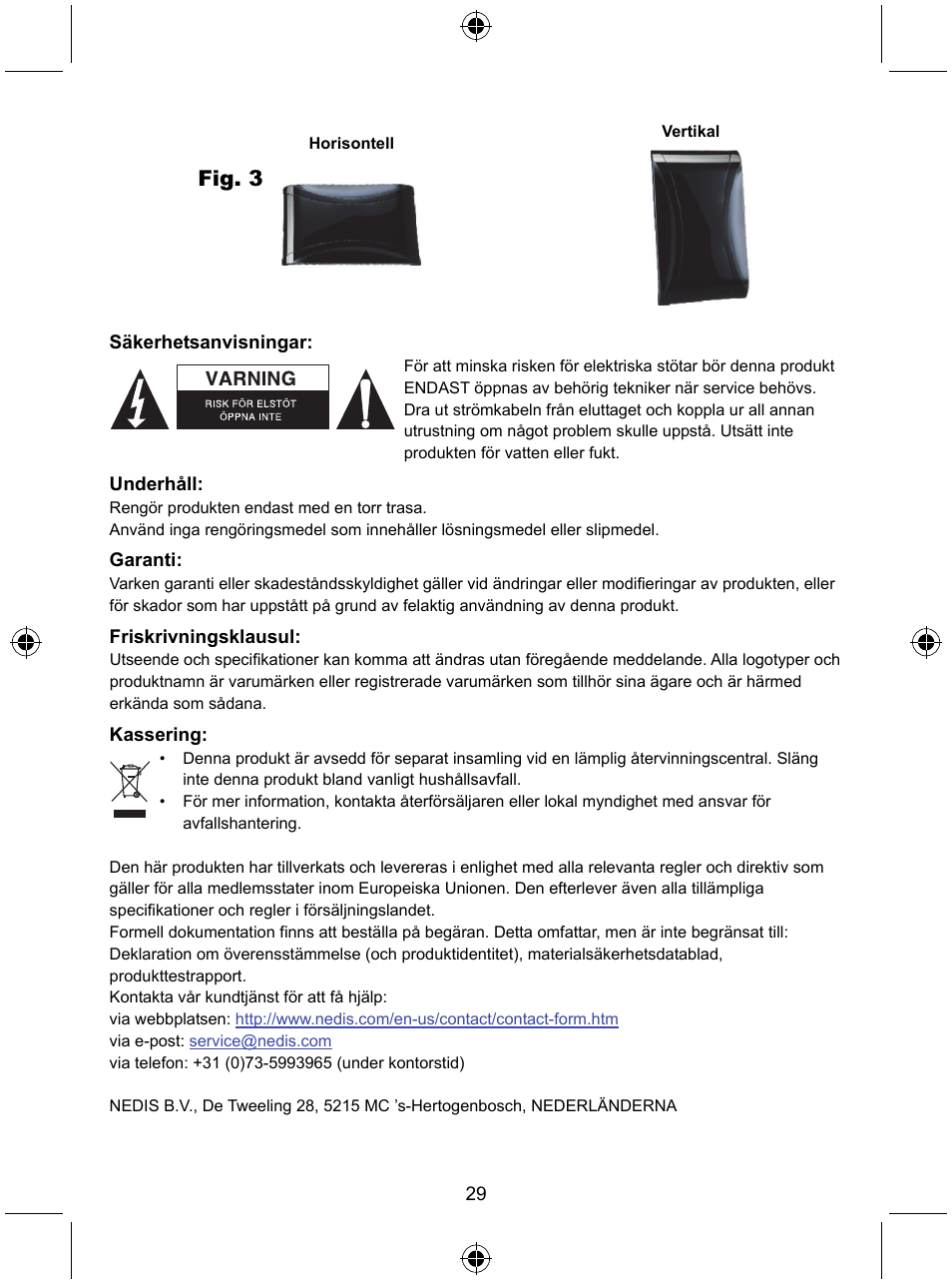 Fig. 3 | Konig Electronic Design indoor DVB-T antenna with LTE filter User Manual | Page 29 / 51