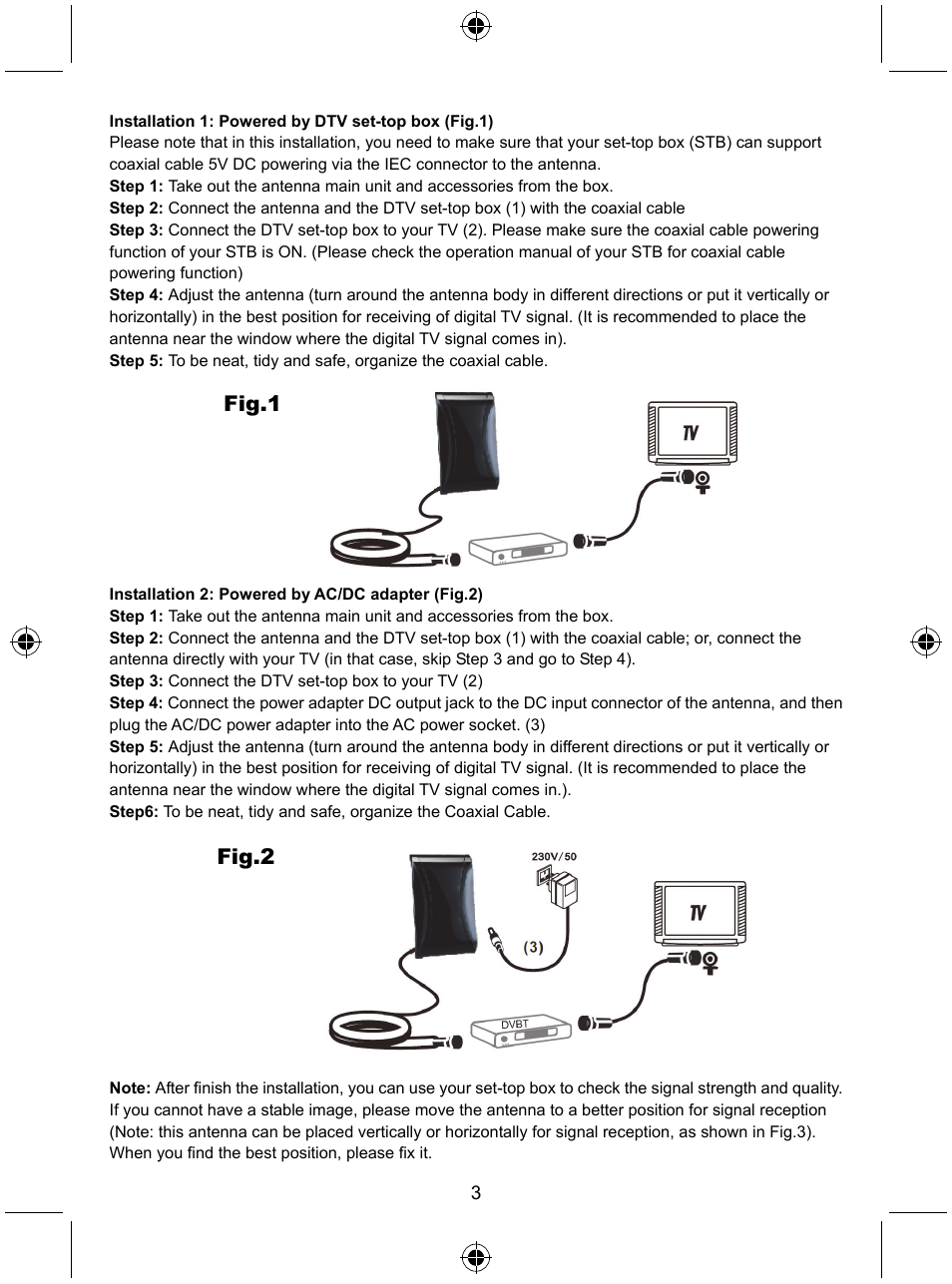 Konig Electronic Design indoor DVB-T antenna with LTE filter User Manual | Page 3 / 51