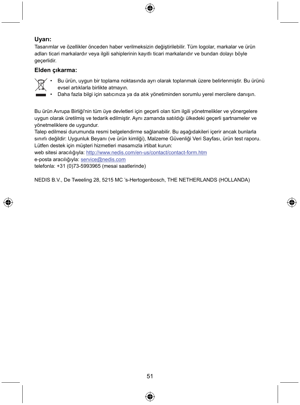 Konig Electronic Design indoor DVB-T antenna with LTE filter User Manual | Page 51 / 51