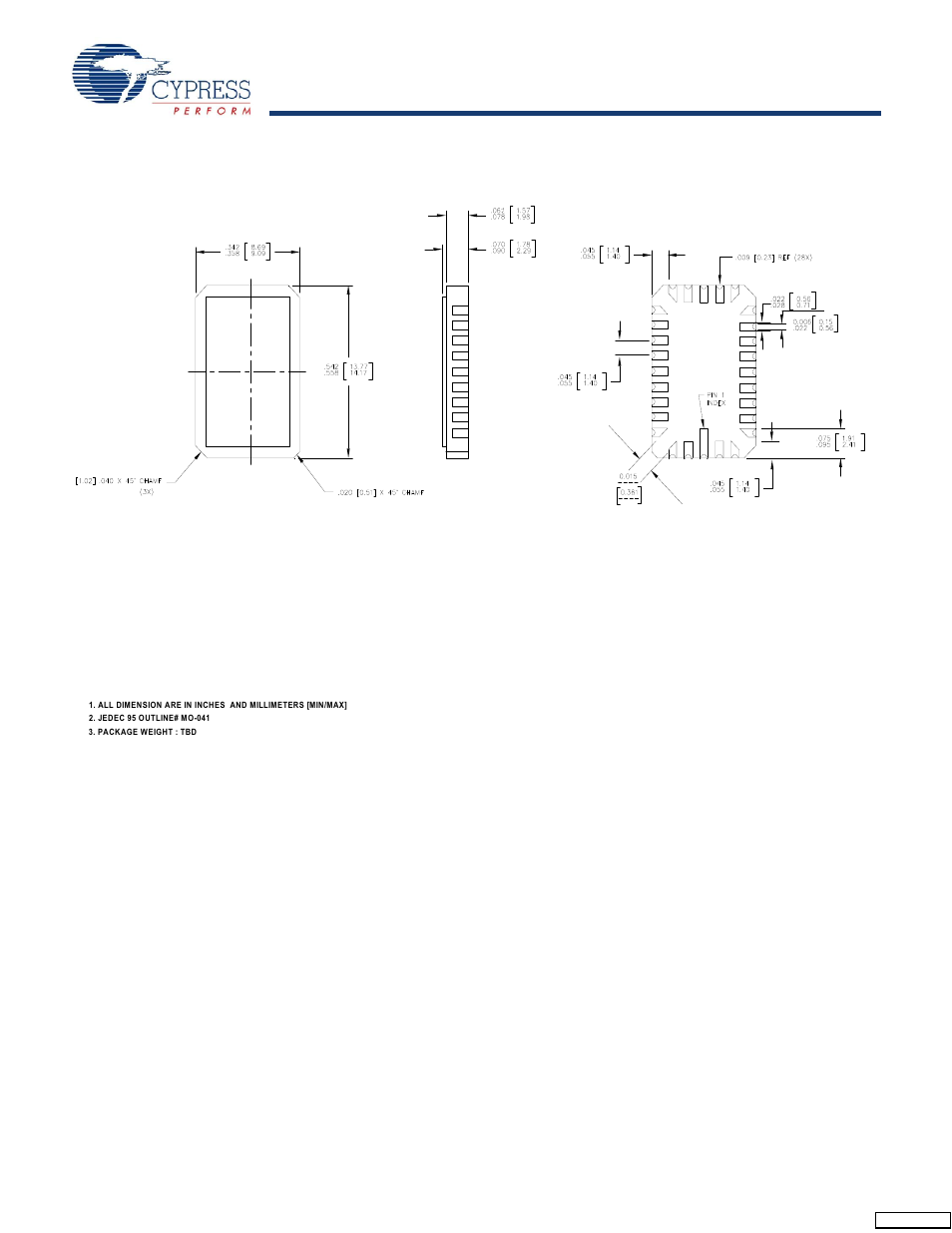 Stk12c68, Package diagrams | Cypress Perform STK12C68 User Manual | Page 19 / 20