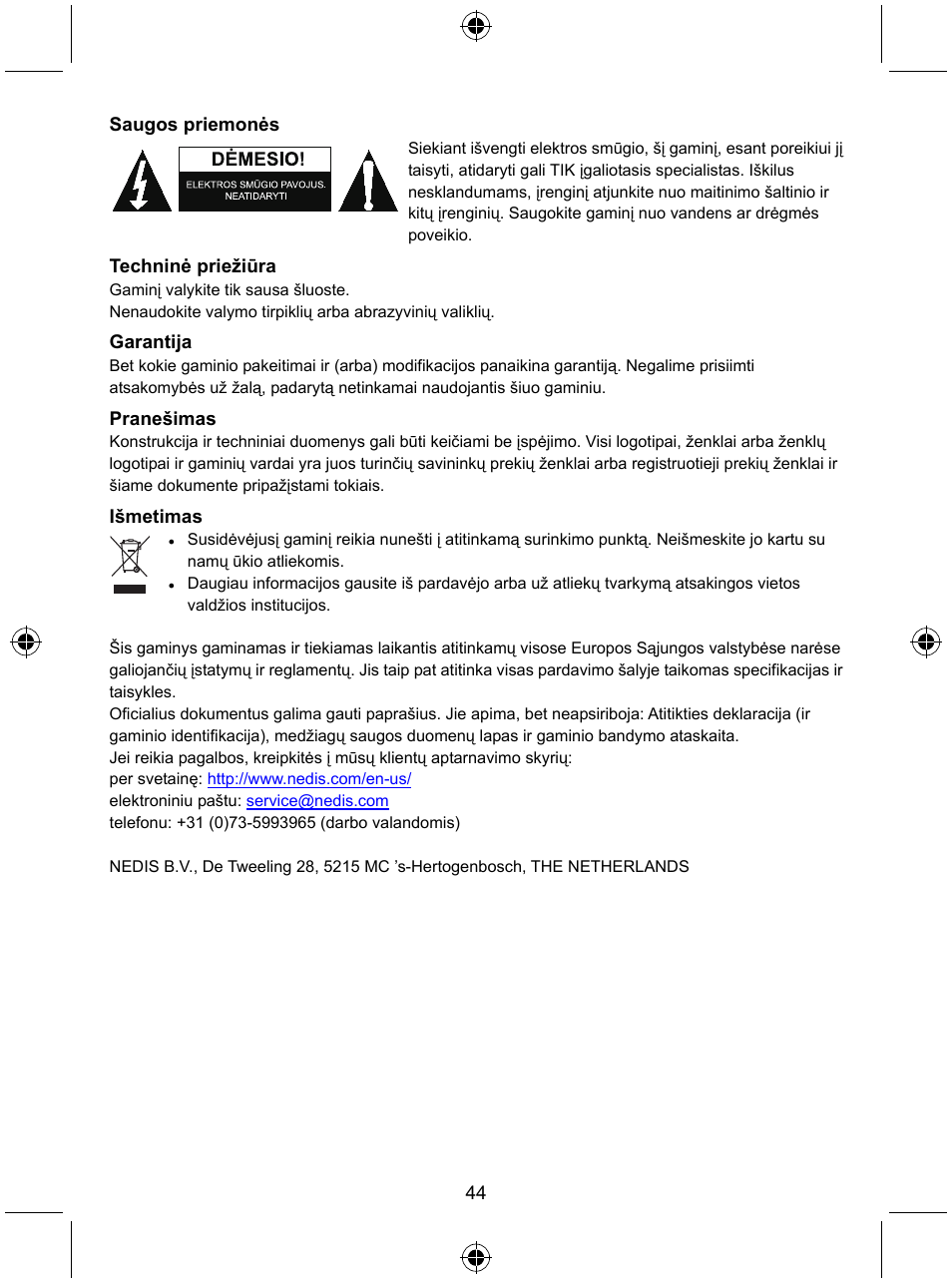 Konig Electronic Indoor DVB-T antenna tablet design 30 dB UHF User Manual | Page 44 / 44