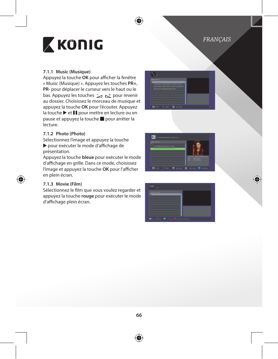 Français | Konig Electronic High-definition DVB-T2 receiver User Manual | Page 66 / 404