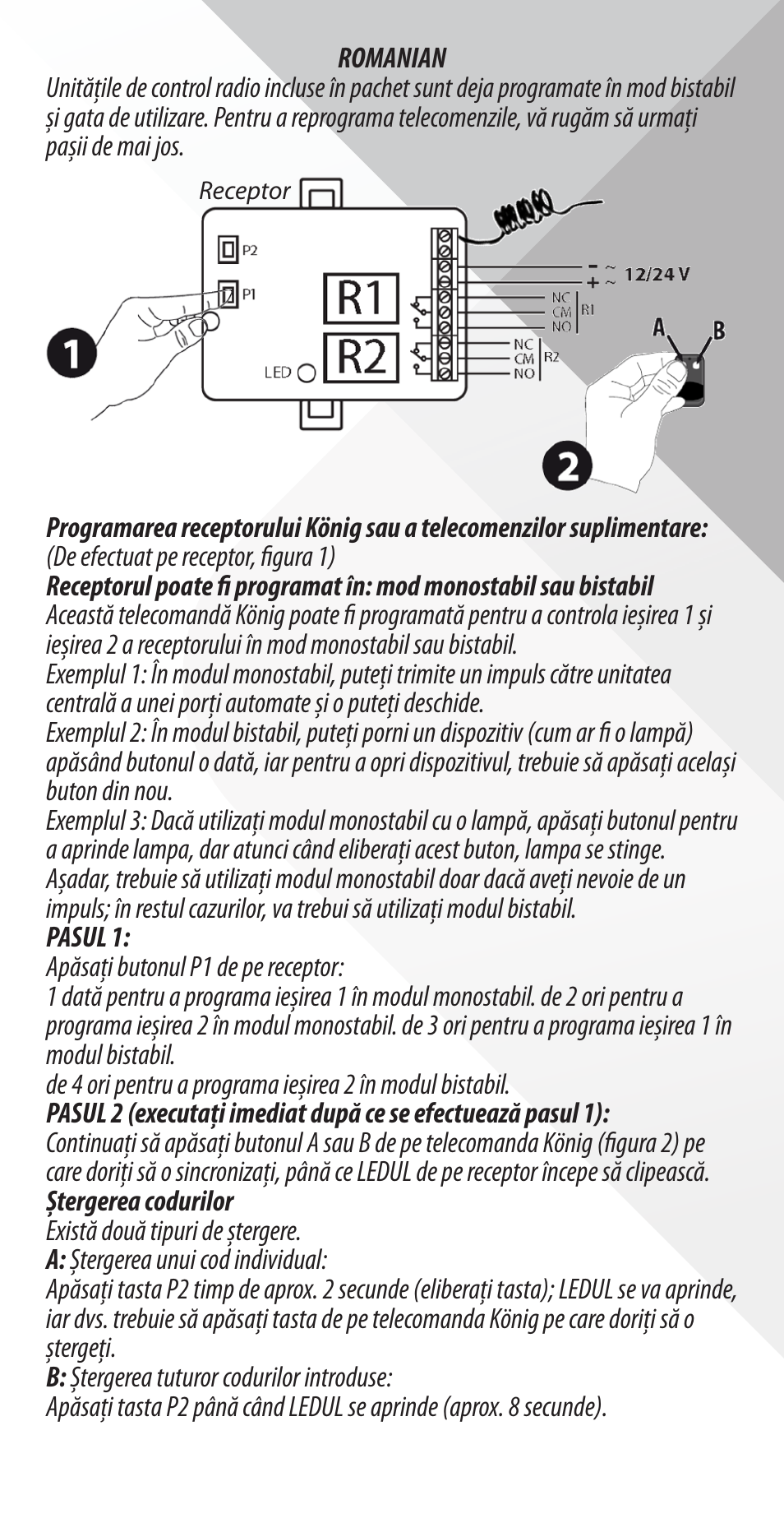 Konig Electronic Radio frequency indoor kit for home automation 2 remote controls fixed code User Manual | Page 17 / 20