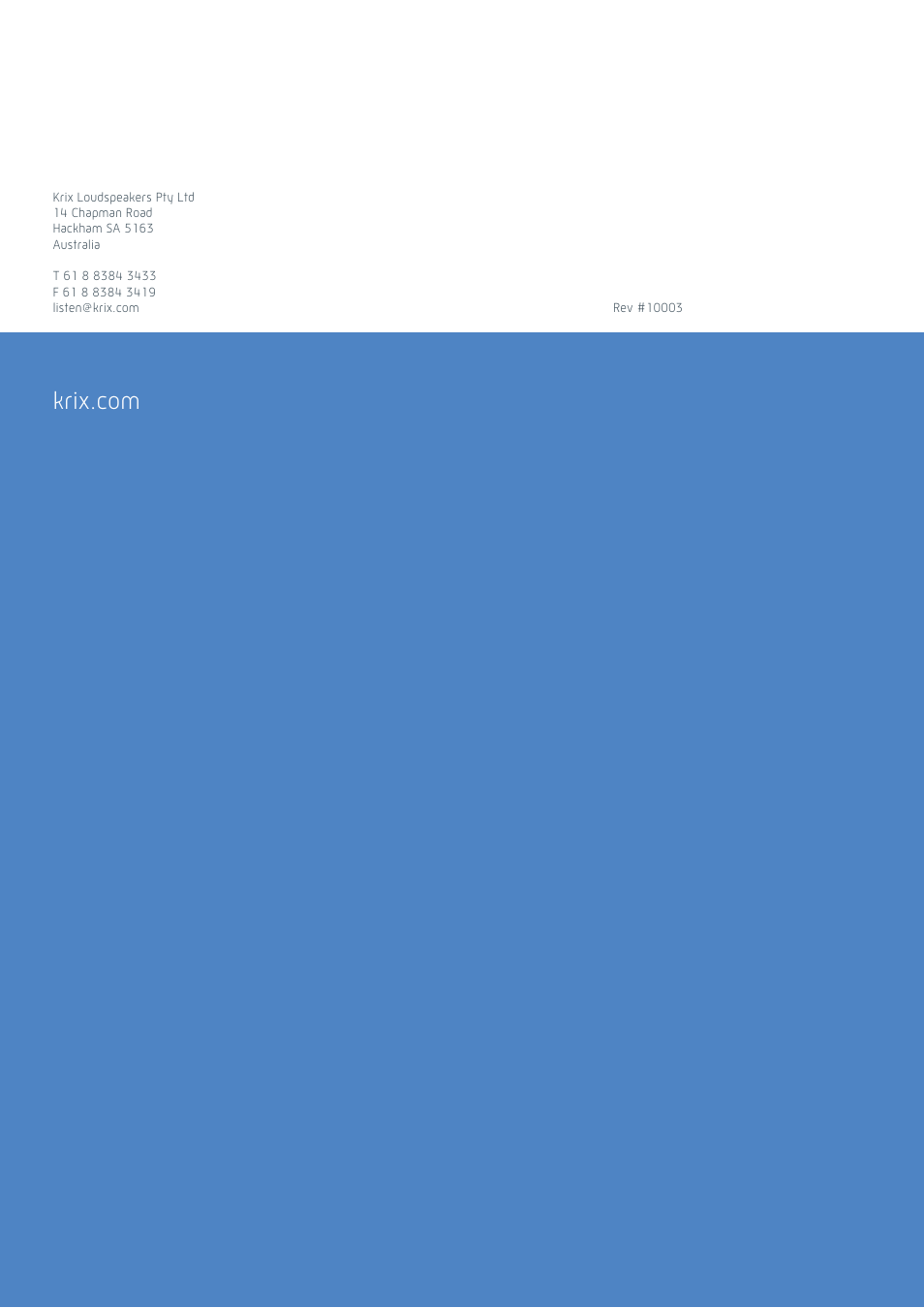 Krix Tryptix User Manual | Page 12 / 12