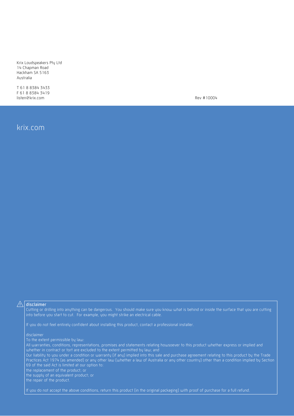 Krix Atmospherix User Manual | Page 4 / 4