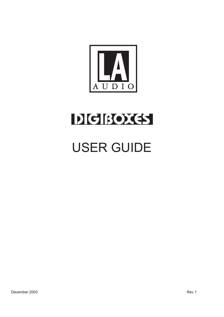 LA Audio CLK - G4 User Manual | 16 pages