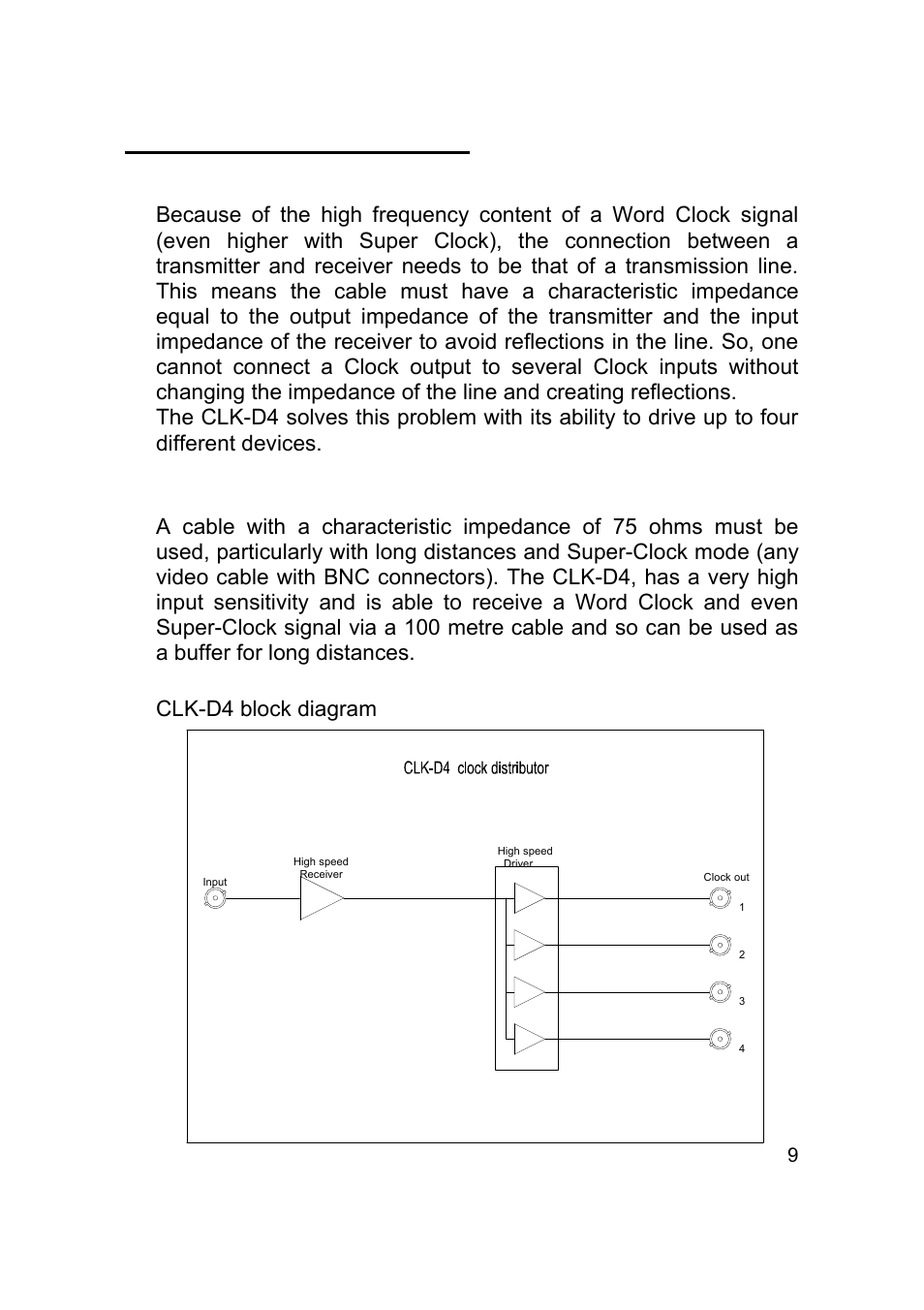 Clk-d4 (clock distributor), Why use a clock distributor, Using the clk-d4 | LA Audio CLK - G4 User Manual | Page 11 / 16