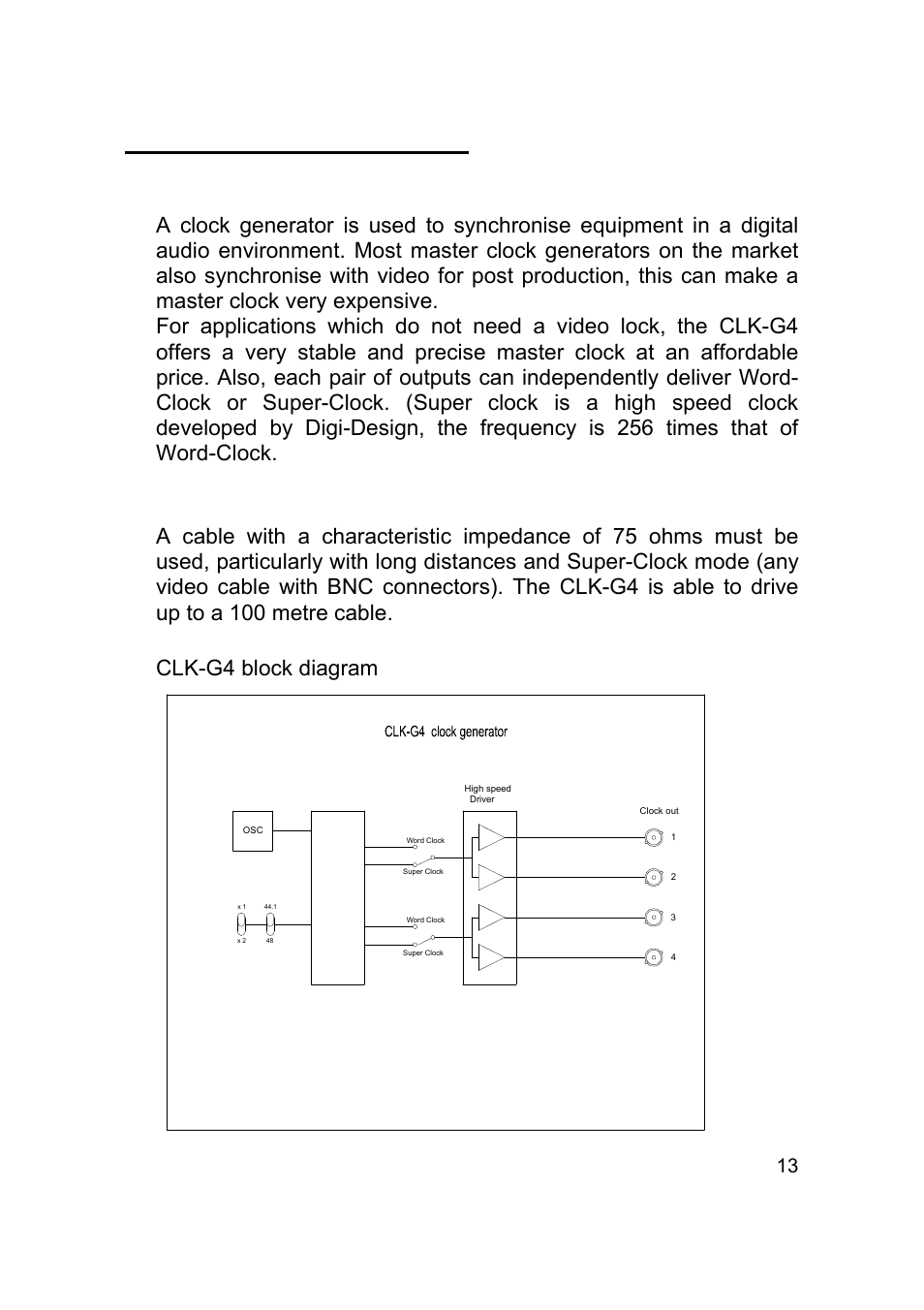 Clk-g4 (clock generator), Why use a clock generator, Using the clk-g4 | LA Audio CLK - G4 User Manual | Page 15 / 16