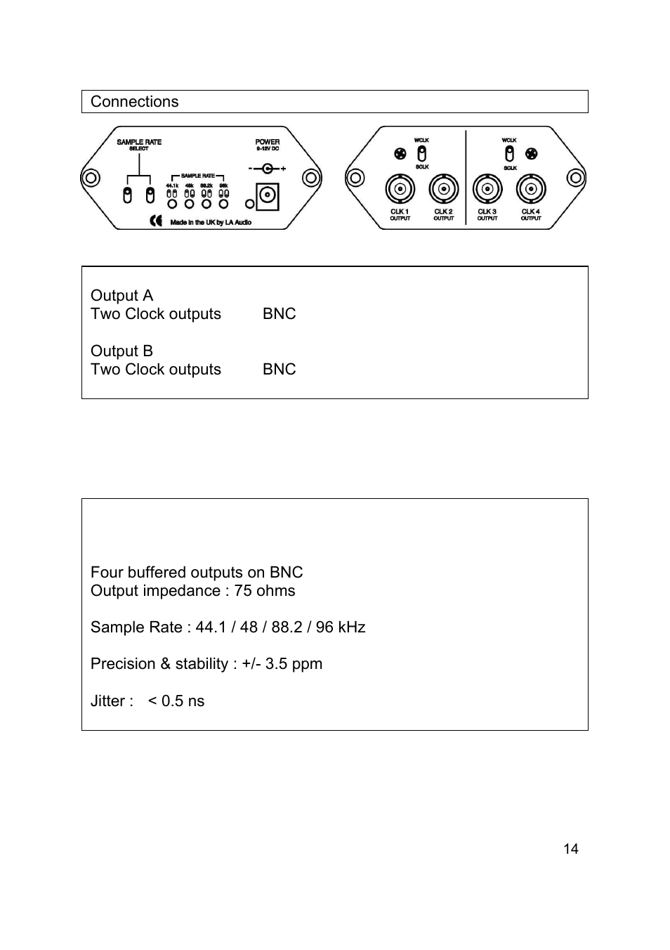 LA Audio CLK - G4 User Manual | Page 16 / 16