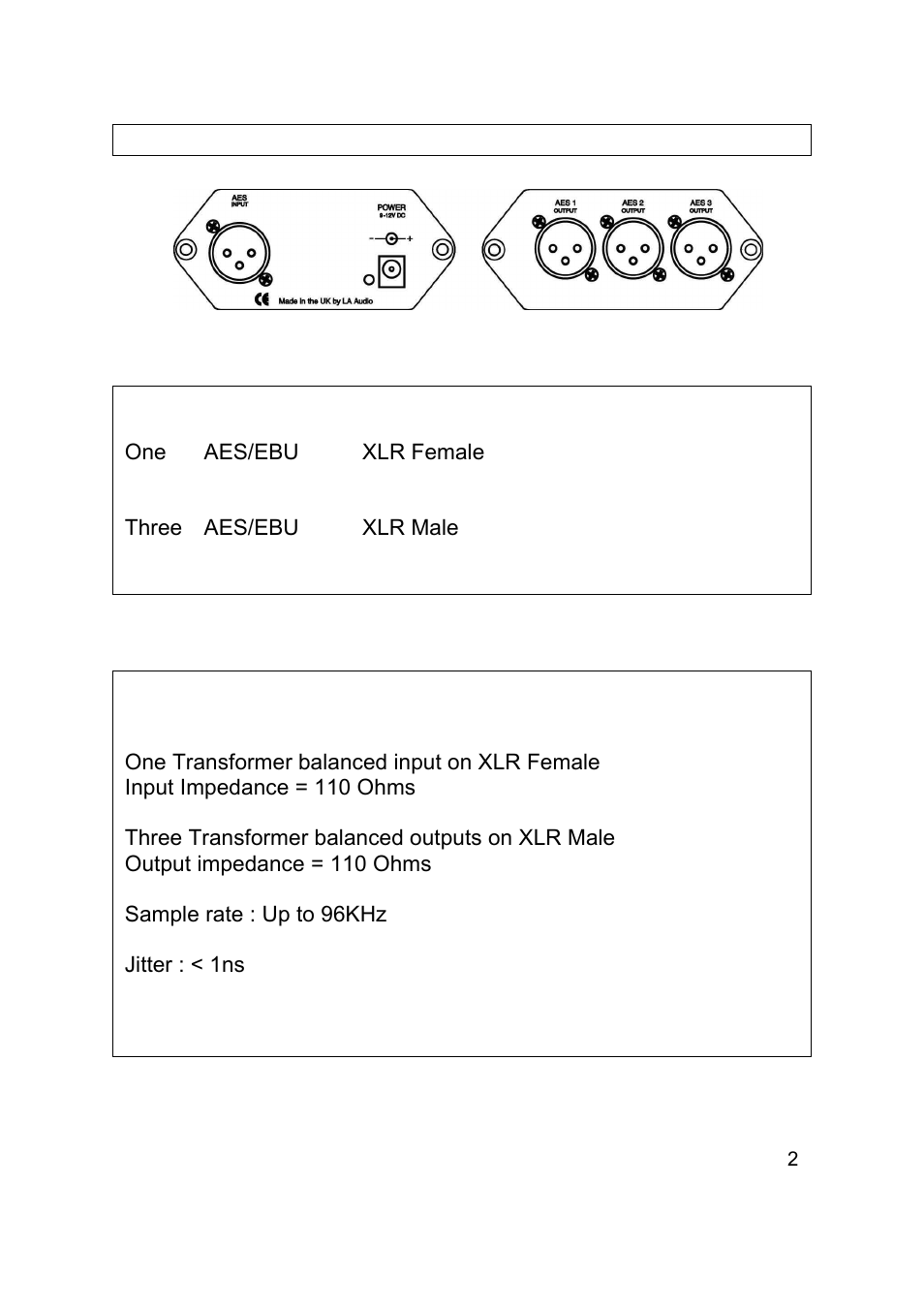 LA Audio CLK - G4 User Manual | Page 4 / 16