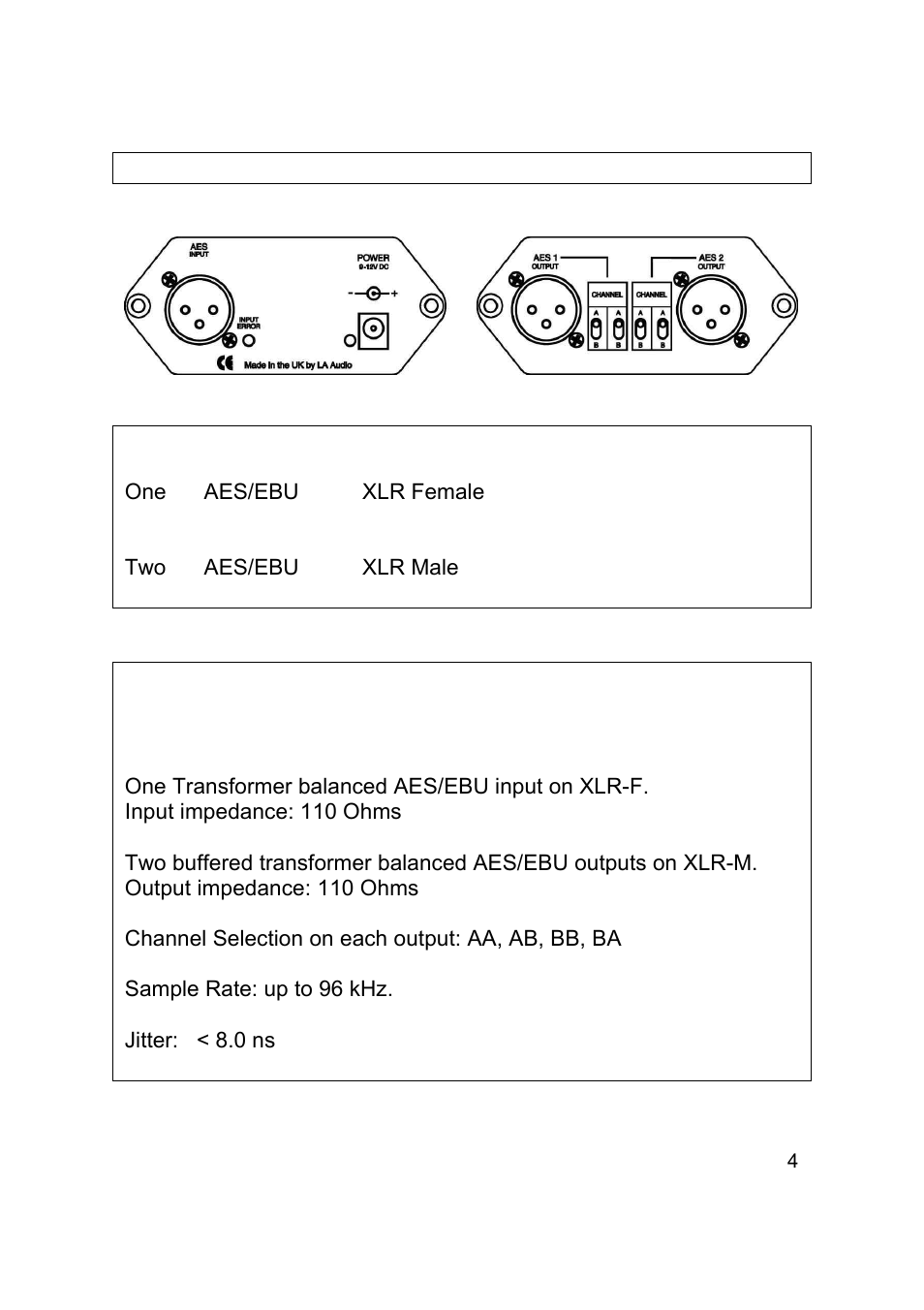 LA Audio CLK - G4 User Manual | Page 6 / 16