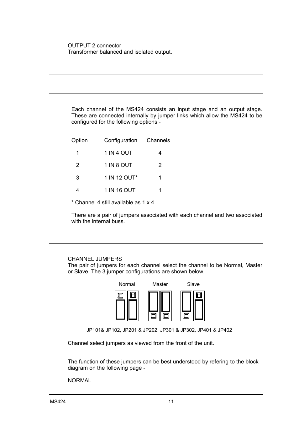 LA Audio MS424 User Manual | Page 11 / 15