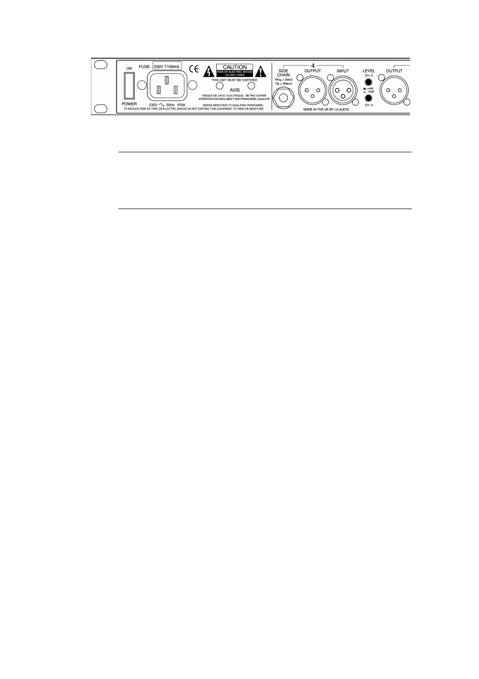 LA Audio C400 User Manual | Page 9 / 14