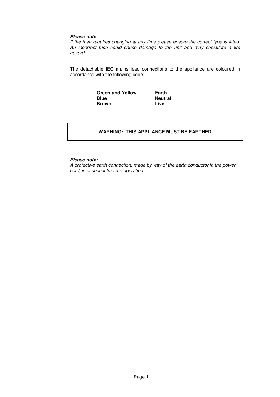 LA Audio G400 User Manual | Page 11 / 14