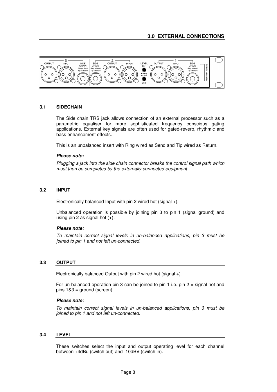 LA Audio G400 User Manual | Page 8 / 14