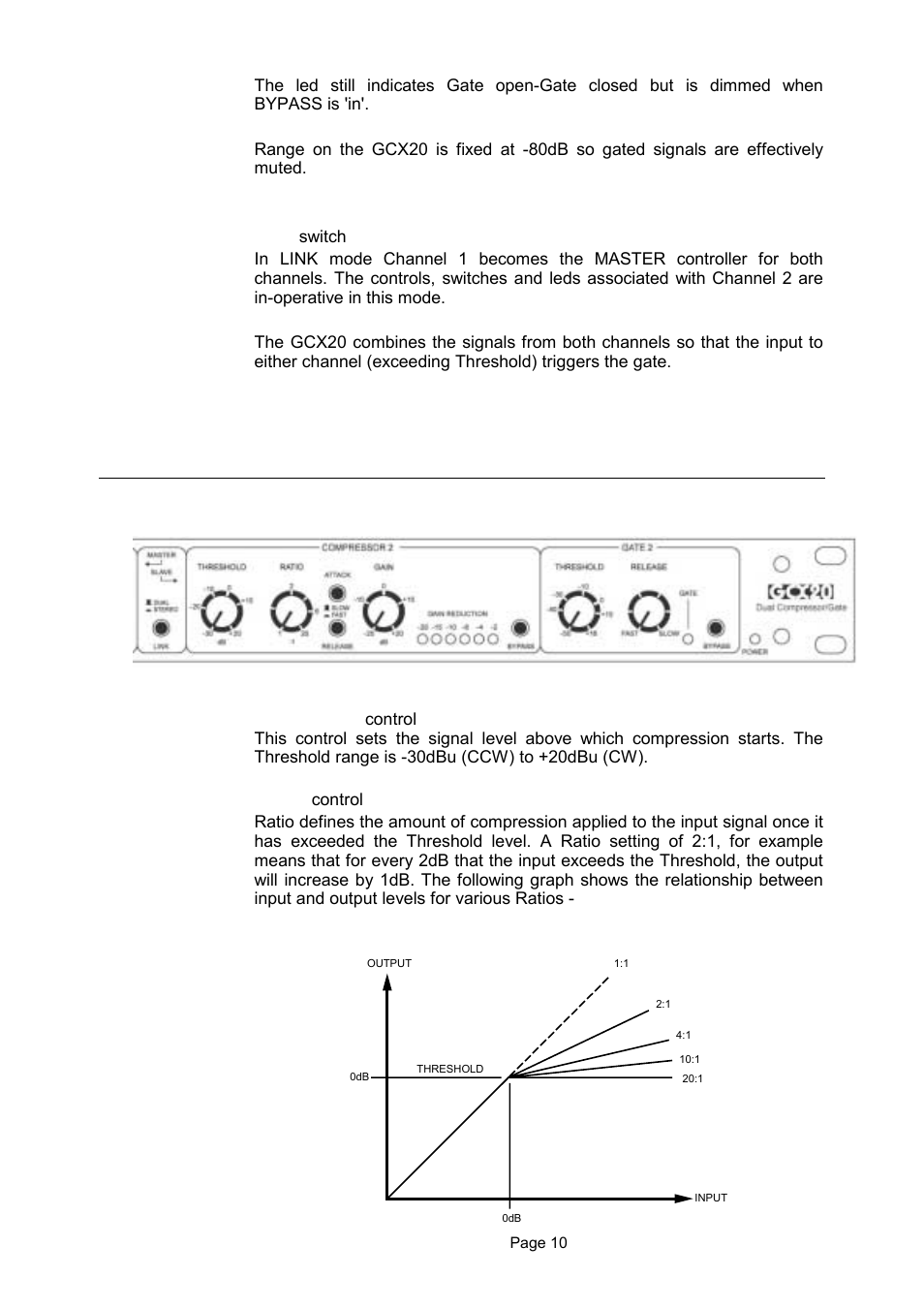 LA Audio GCX20 User Manual | Page 10 / 19