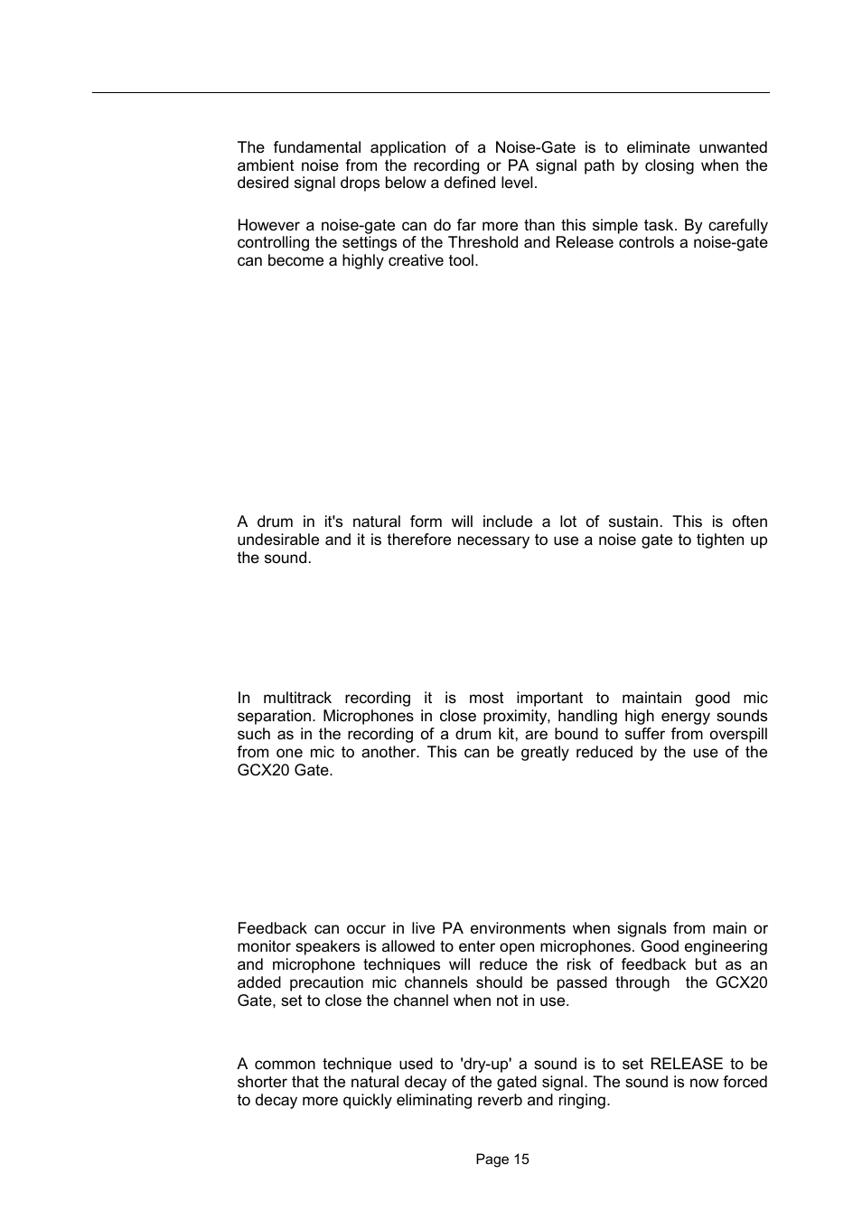 LA Audio GCX20 User Manual | Page 15 / 19